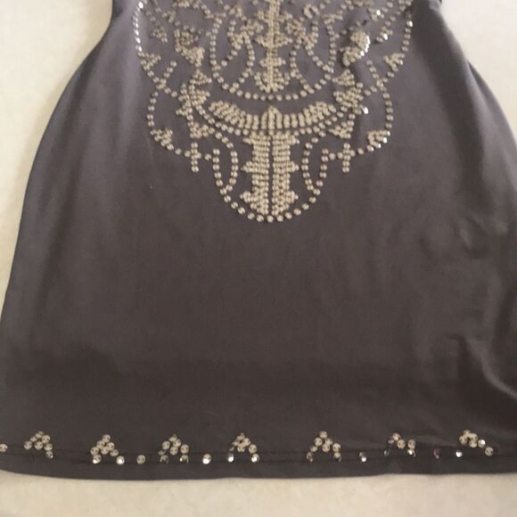 Forever 21 Mini Bodycon Tank Dress Sequins Bling Sexy Women's Medium Stretch - Picture 5 of 8